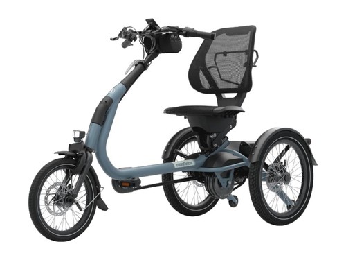Van Raam Easy Rider Compact Therapiedreirad mit Silent-Motor, grau matt