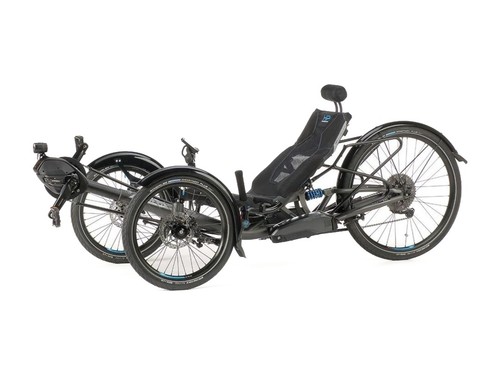 HP Velotechnik Scorpion fx 26 faltbares Reise-Trike mit Shimano Steps, cool grey metallic