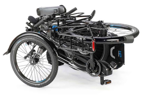 HP Velotechnik Scorpion fx 26 faltbares Reise-Trike mit Shimano Steps, cool grey metallic – Bild 5