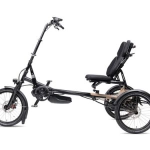 Hase Bikes Kettwiesel ONE Up Plus Oberlenker Liegedreirad mit Bosch Performance Line CX
