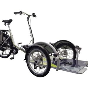 Van Raam Velo Plus Rollstuhl-Dreirad mit Silent-Motor und Rollstuhlverschluss