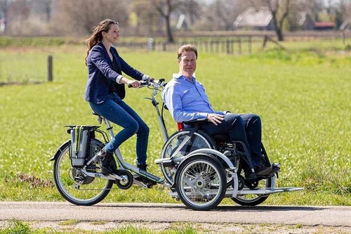 Van Raam Velo Plus Rollstuhl-Dreirad mit Silent-Motor und Rollstuhlverschluss – Bild 2
