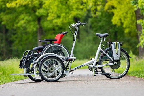 Van Raam Velo Plus Rollstuhl-Dreirad mit Silent-Motor und Rollstuhlverschluss – Bild 3
