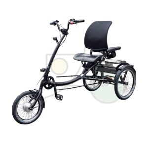 Pfautec Therapiedreirad Scootertrike FM schwarz matt