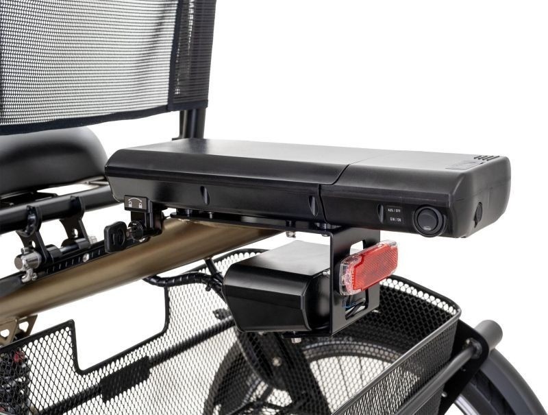 Pfautec Therapiedreirad Scootertrike FM schwarz matt – Bild 3