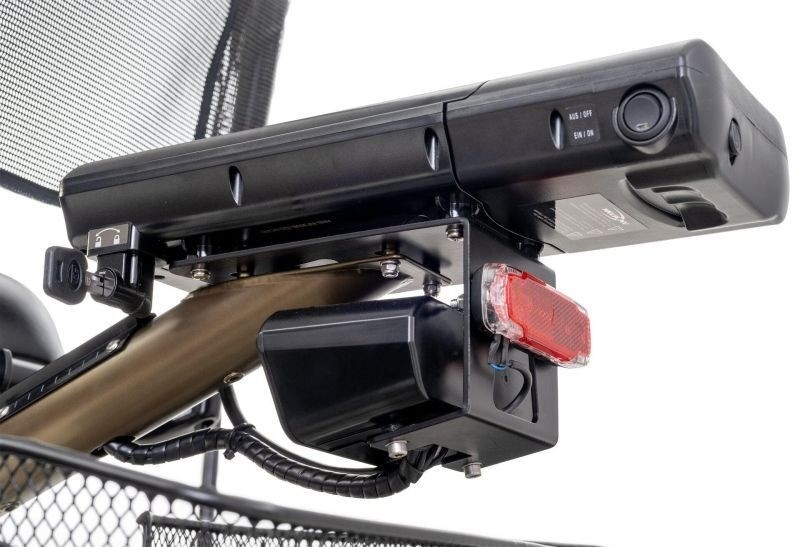Pfautec Therapiedreirad Scootertrike FM schwarz matt – Bild 4