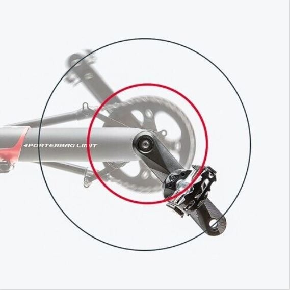 Kurbel verstellbar E-Bike, Fahrrad und Dreirad: Hase - Bosch, Shimano Steps, Vierkant 65-165 mm – Bild 3